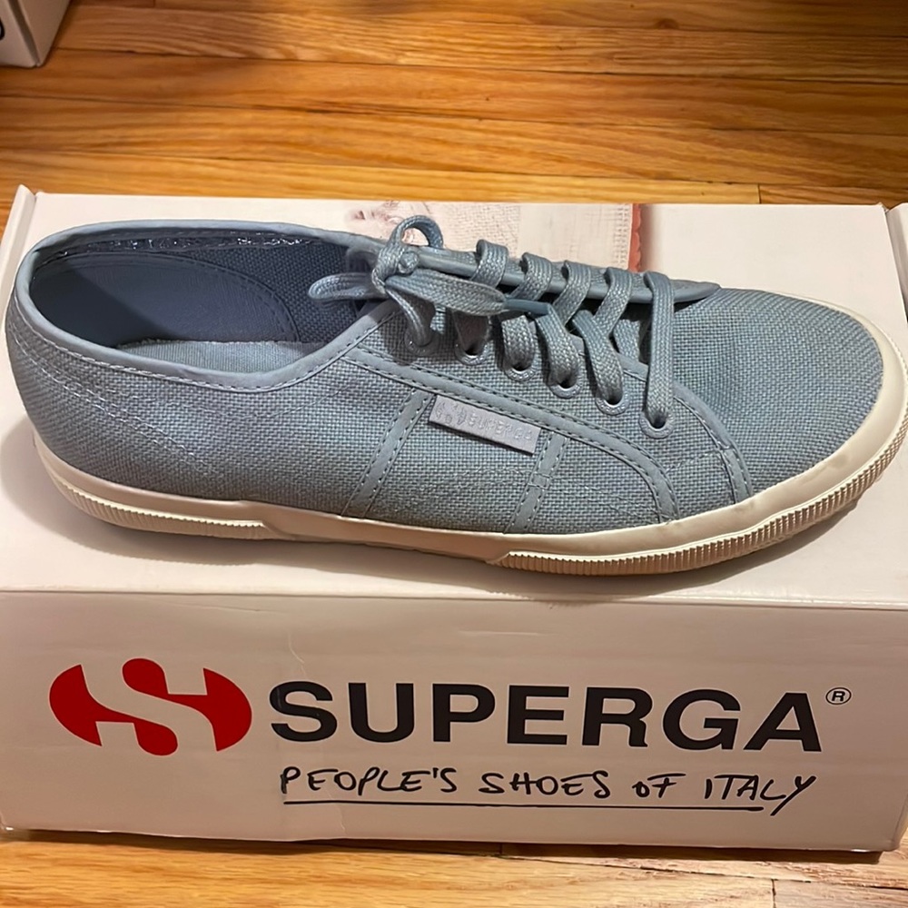 Baby blue Superga cotu classic